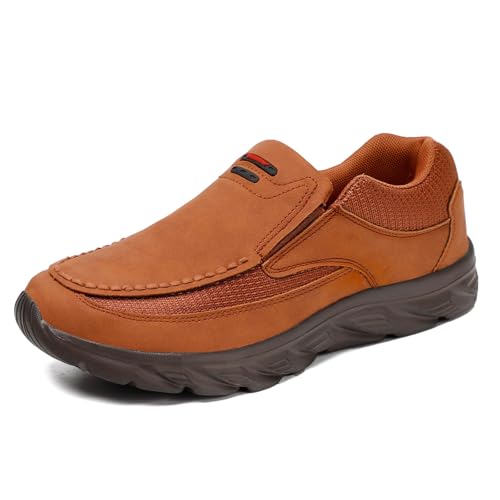 Men's Slip On Loafers Casual Leather Walking Shoes Lightweight Breathable Comfort Moccasin Shoes Men's Slip On Loafers Casual Leather Walking Shoes Lightweight Breathable Comfort Moccasin Shoes von Tsuukuie