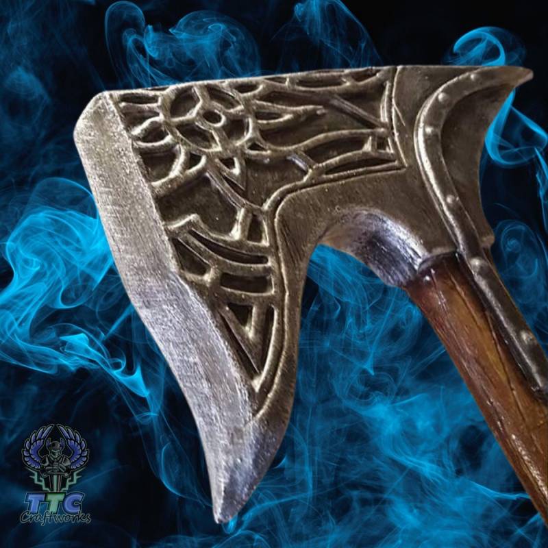 Larp Dawnguard Krieg Skyrim Axt | Replik Wikinger Geschenke Für Männer Spiele Für Live Action Rollenspiel Oder Cosplay von TtcCraftworks