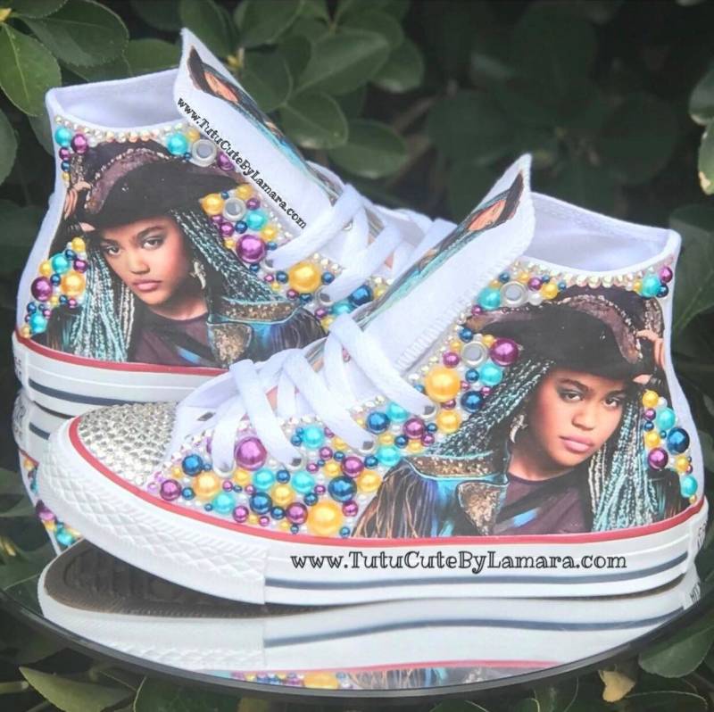 Benutzerdefinierte Baby/Kinder Perle High Tops Mit Kristallen von TuTuCuteByLamara