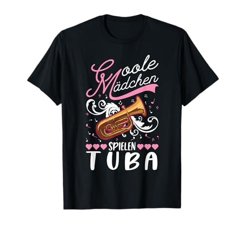 Tubaspielerin Tubist Tubaspieler T-Shirt für Mädchen, Schwarz, Small, Kurzarm, Klassisch, Novelty-T-Shirt mit Rundhalsausschnitt und Kurzärmeln Tubaspielerin Tubist Tubaspieler T-Shirt für Mädchen, Schwarz, Small, Kurzarm, Klassisch, Novelty-T-Shirt mit Rundhalsausschnitt und Kurzärmeln von Tubaspielerin Tubist Tubaspieler Kleidung