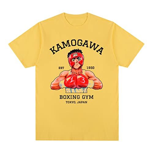 Hajime No Ippo Vintage T-Shirt Baumwolle Männer T Shirt Frauen T-Shirt Tops von Tubaxing