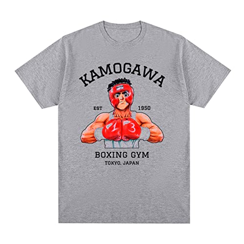 Hajime No Ippo Vintage T-Shirt Baumwolle Männer T Shirt Frauen T-Shirt Tops von Tubaxing