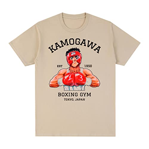 Hajime No Ippo Vintage T-Shirt Baumwolle Männer T Shirt Frauen T-Shirt Tops von Tubaxing