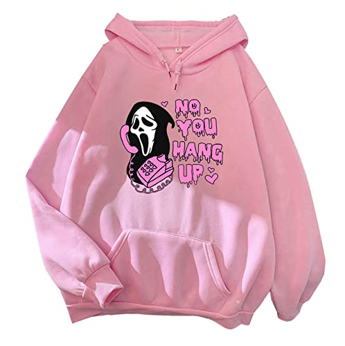 Tubaxing No You Hang Up First Hoodie Sweatshirt Männer Frauen Hoodies Frühling/Herbst Tops Halloween Hoody Harajuku Pullover von Tubaxing