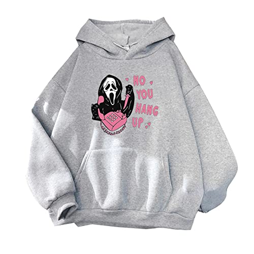 Tubaxing No You Hang Up First Hoodie Sweatshirt Männer Frauen Hoodies Frühling/Herbst Tops Halloween Hoody Harajuku Pullover von Tubaxing