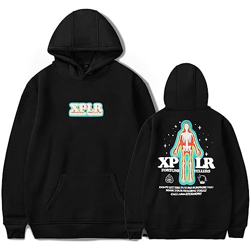 XPLR Sam and Colby Merch Hoodies für Männer/Frauen Streetwear Fashion Sweatshirt Langarm Pullover Top color1,XXS von Tubaxing