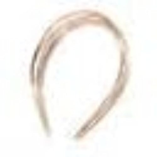Tubayia 10x flexibles Metall Stirnbänder Basis, Einfarbige Glatte Metallbasis, Stainless Steel Hair Hoop, Haarbänder Verschlüsse, DIY Harrschmuck für Mädchen (10pcs gold) von Tubayia