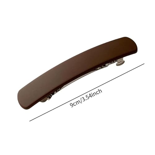 Tubayia 2Pcs Damen Haarspange, Vintage Haarschmuck Barrette, Automatische Tortoise Shell Haarspangen für Damen Mädchen Feines Haar und Mitteldickes Haar (Blau Braun 9cm) von Tubayia