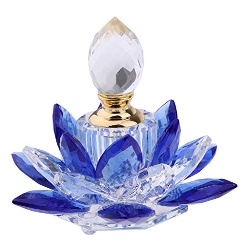 Tubayia 5ml Leer Parfümflasche Kristallglas Lotus Parfümzerstäuber Geschenk für Frauen von Tubayia