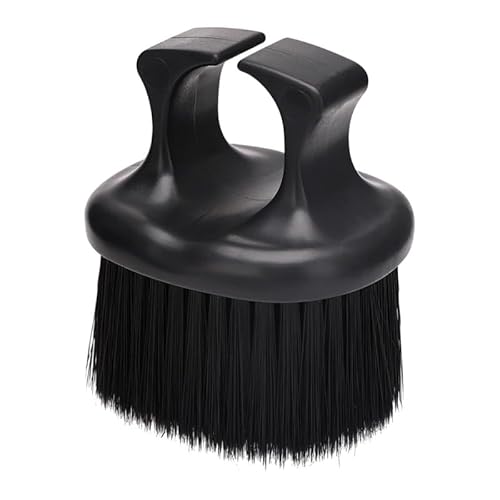 Tubayia Friseur-Gesichtsbürste, Herren-Bartbürste, tragbares Haar-Styling-Werkzeug, weiche Friseurbürste, Nacken-Staubwedel-Bürste für den Heimgebrauch im von Tubayia
