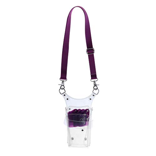 Tubayia Klar Friseurtasche Friseur Scherentasche Werkzeugtasche Salon Werkzeuge Organizer (Lila) von Tubayia