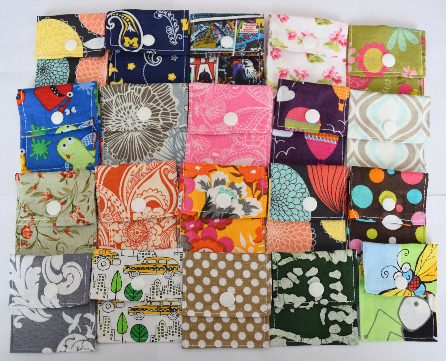 Tubie Pockets® Set Mit 10 Verschiedenen Mustern Ng Und Nj Tube Bewegliche Taschen Zur Aufbewahrung, Wenn Sie Nicht Verwendet Werden von TubiePockets