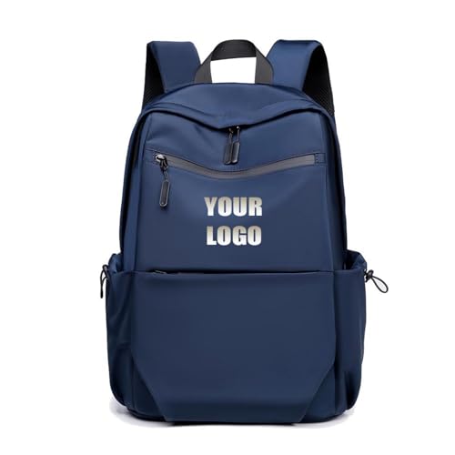 Benutzerdefinierte Rucksack Laptop-Tasche für Travel Business, Personalisierte Rucksack Casual Daypack für Frauen Männer Blue,30 * 14 * 45CM von Tuboshu