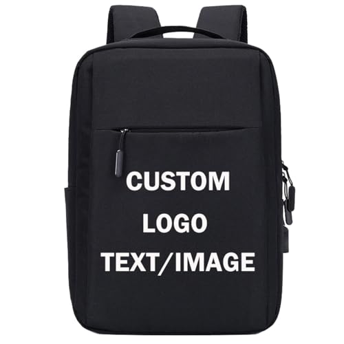 Rucksack Anpassen Benutzerdefinierte Business Nylon Arbeit Laptop Tasche Geschenk Tasche Männer Schuletasche Frauen Reisen Casual Rucksack Drucken Logo Foto Name Color1,41 * 30 * 14CM von Tuboshu