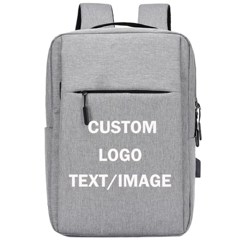 Rucksack Anpassen Benutzerdefinierte Business Nylon Arbeit Laptop Tasche Geschenk Tasche Männer Schuletasche Frauen Reisen Casual Rucksack Drucken Logo Foto Name Color3,41 * 30 * 14CM von Tuboshu