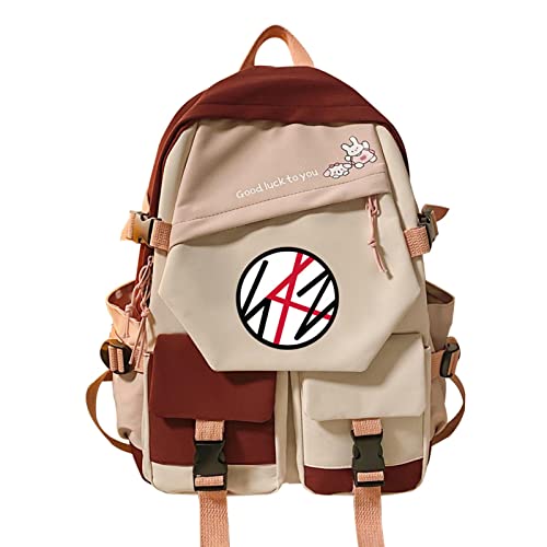 Stray Kids Rucksack Cosplay Unisex Studenten Schultasche Cartoon Laptop Reiserucksack Outdoor Fashion Teens Geschenke color10,43 * 30 * 14CM von Tuboshu