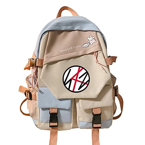 Stray Kids Rucksack Cosplay Unisex Studenten Schultasche Cartoon Laptop Reiserucksack Outdoor Fashion Teens Geschenke color11,43 * 30 * 14CM von Tuboshu