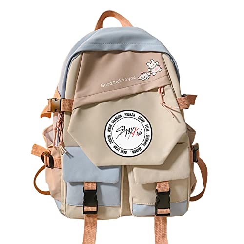 Stray Kids Rucksack Cosplay Unisex Studenten Schultasche Cartoon Laptop Reiserucksack Outdoor Fashion Teens Geschenke color7,43 * 30 * 14CM von Tuboshu