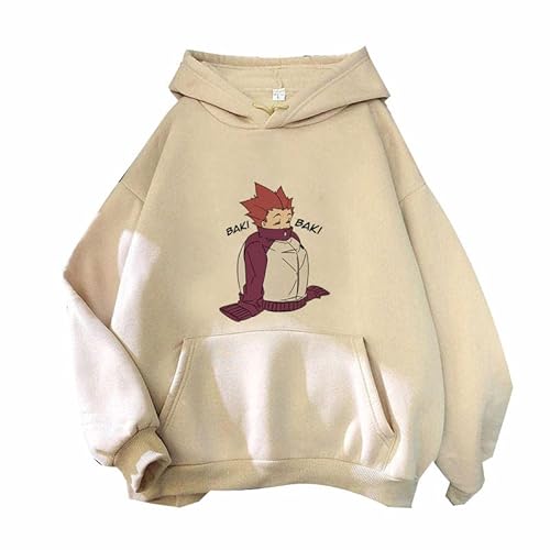 Tuboshu Anime Hoodie Haikyuu Kuroo Bokuto Manga Hoody Damen Herren Kapuzenpullover Mode Streetwear Kapuzen-Sweatshirt von Tuboshu