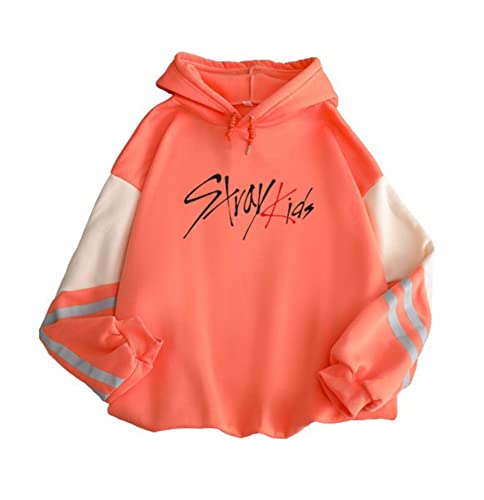 Tuboshu Harajuku KPOP Straykids Stray Kids Kapuzenpullover Damen Hoodies Sweatshirt Patchwork Langarm Pullover Top von Tuboshu