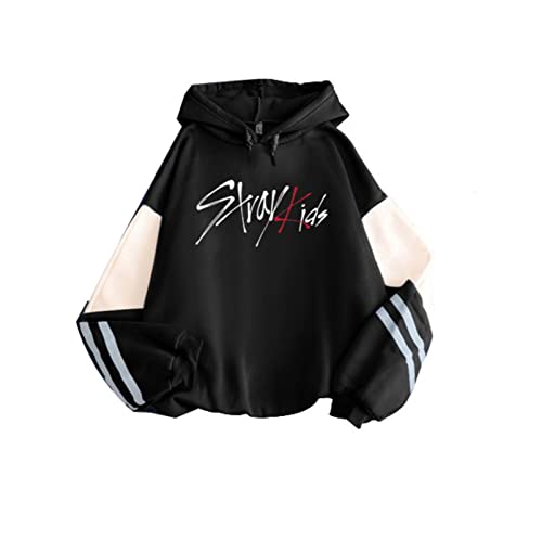 Tuboshu Harajuku KPOP Straykids Stray Kids Kapuzenpullover Damen Hoodies Sweatshirt Patchwork Langarm Pullover Top Tuboshu Harajuku KPOP Straykids Stray Kids Kapuzenpullover Damen Hoodies Sweatshirt Patchwork Langarm Pullover Top von Tuboshu