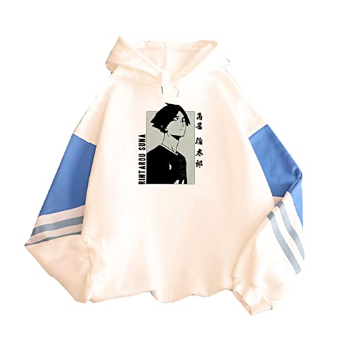 Tuboshu Japanischen Anime Haikyuu Harajuku Rintarou Suna Manga Hoodies Inarizaki Volleyball Club Männer Übergroßen Langarm Sweatshirts von Tuboshu