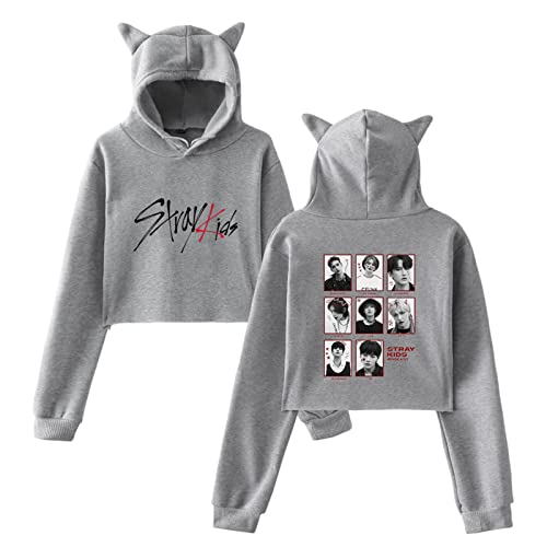 Tuboshu Stray Kids Merch Hoodies Frauen Tops Mode Pullover Sweatshirts Streetwear von Tuboshu