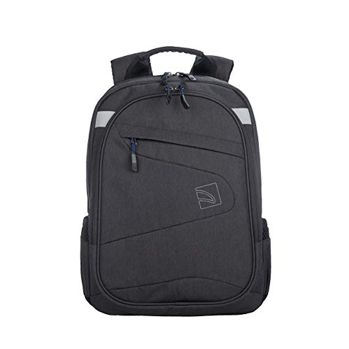 Tucano-Rucksack im sportlichen Design geeignet für die Arbeit, für 13 und 14 Zoll PCs und 15 Zoll MacBook. Gepolsterte Taschen für Laptops, Tablets und iPads. Damen Herren, für Büro und Universität von Tucano