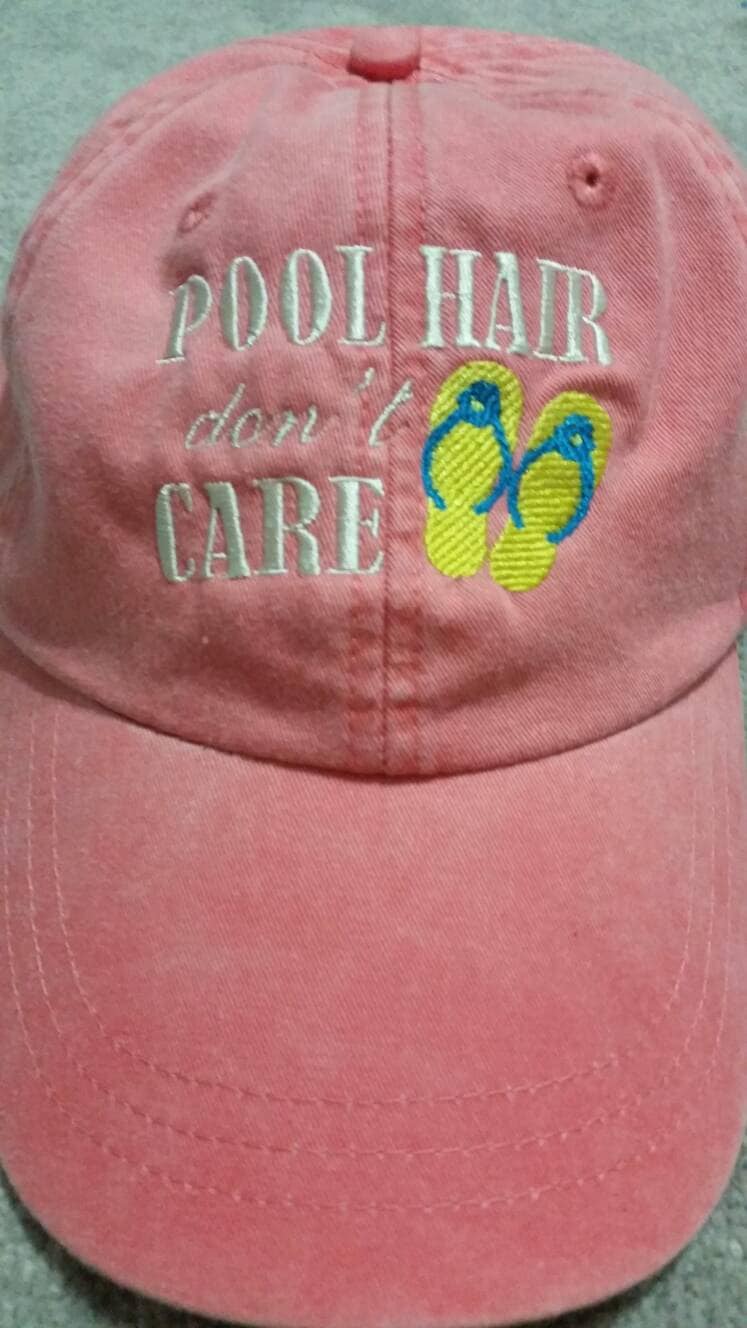 Pool-Haar Kümmern Sich Nicht Um Baseballmütze Pool-Haar Kümmern Sich Nicht Um Baseballmütze von TuckersTinyThreads