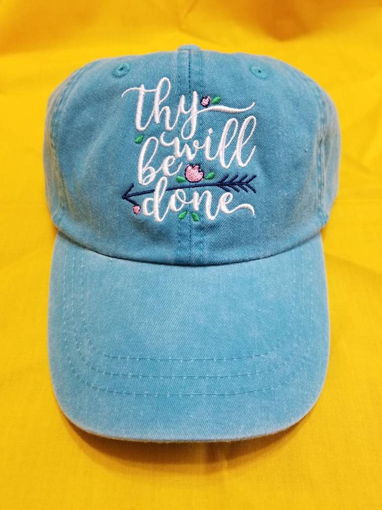 Thy Will Be Done Baseball Mütze Thy Will Be Done Baseball Mütze von TuckersTinyThreads