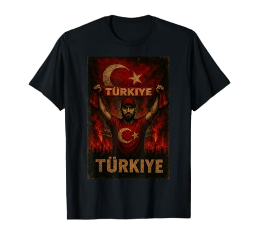 Türkiye T-Shirt Türken Ultras Fahne Fans Herren Türkei T-Shirt Türkiye T-Shirt Türken Ultras Fahne Fans Herren Türkei T-Shirt von Türkei Fans & Patrioten Shop IBK