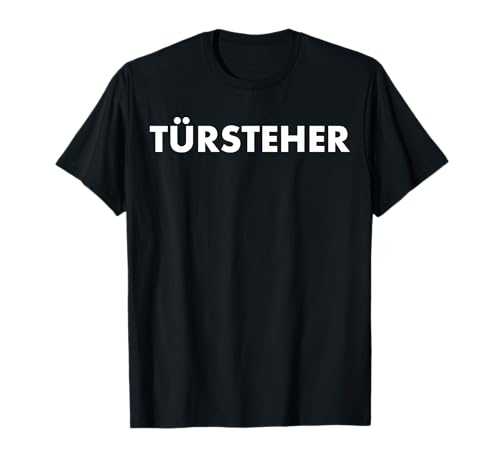 Türsteher Designs Herren & Damen Unisex-Erwachsene Bouncer, Disco-Liebhaber T-Shirt Schwarz Kurzarm Klassisch Stehkragen Klein EU S Türsteher Designs Herren & Damen Unisex-Erwachsene Bouncer, Disco-Liebhaber T-Shirt Schwarz Kurzarm Klassisch Stehkragen Klein EU S von Türsteher Designs