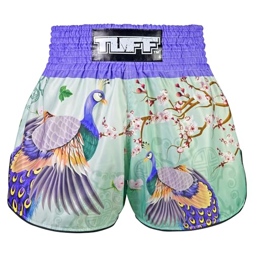 Tuff Sport Muay Thai Boxshorts Retro Styles Classic Slim Cut MMA Kickboxen Workout Set, Tuf-rms112-mtc, X-Large von Tuff Sport