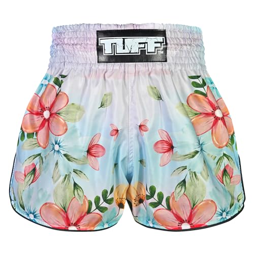 Tuff Sport Muay Thai Boxshorts Retro Styles Classic Slim Cut MMA Kickboxen Workout Set, Tuf-rms115-mtc, Small von Tuff Sport