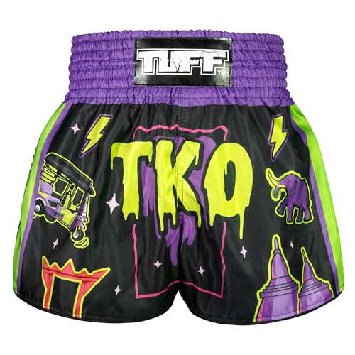 Tuff Sport Muay Thai Boxshorts Retro Styles Classic Slim Cut MMA Kickboxen Workout Set, Tuf-rms118-blk, XX-Large Tuff Sport Muay Thai Boxshorts Retro Styles Classic Slim Cut MMA Kickboxen Workout Set, Tuf-rms118-blk, XX-Large von Tuff Sport