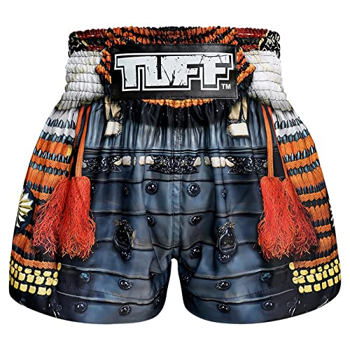 Tuff Sport Muay Thai Shorts Boxshorts Traditionelle Stile MMA Workout Kickboxen, Tuf-ms656-org, Mittel von Tuff Sport