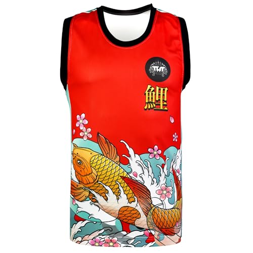 Tuff Sport Tank Top Muay Thai Boxen Weste Top Workout Shirt Ärmellos Gym Fitness Training, Tuf-tt109, XXL von Tuff Sport