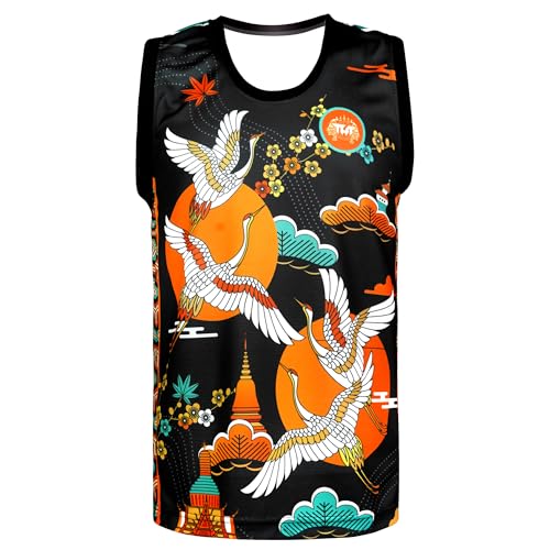 Tuff Sport Tank Top Muay Thai Boxen Weste Top Workout Shirt Ärmellos Gym Fitness Training, Tuf-tt110, Mittel von Tuff Sport