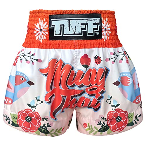 Tuff Boxing Muay Thai Shorts Trunks (TUF-MS633-ORG, XXL) von Tuff Sport