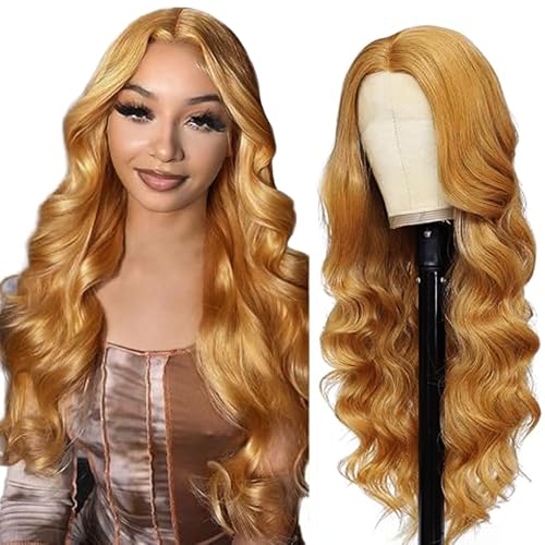Tuheerst Body Wave Human Hair Wig Echthaar Perücke Damen Blonde 4X4 Lace Brasilianisches Echthaar Glueless Wear and Go 100% Unprocessed Brazilian Virgin Hair No Smell for Woman 24 Zoll Tuheerst Body Wave Human Hair Wig Echthaar Perücke Damen Blonde 4X4 Lace Brasilianisches Echthaar Glueless Wear and Go 100% Unprocessed Brazilian Virgin Hair No Smell for Woman 24 Zoll von Tuheerst