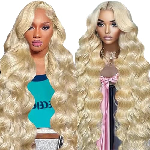 Tuheerst Body Wave Human Hair Wig Echthaar Perücke Damen Blonde #613 4X4 Lace Brasilianisches Echthaar Glueless Wear and Go 100% Unprocessed Brazilian Virgin Hair No Smell for Woman 34 Zoll Tuheerst Body Wave Human Hair Wig Echthaar Perücke Damen Blonde #613 4X4 Lace Brasilianisches Echthaar Glueless Wear and Go 100% Unprocessed Brazilian Virgin Hair No Smell for Woman 34 Zoll von Tuheerst