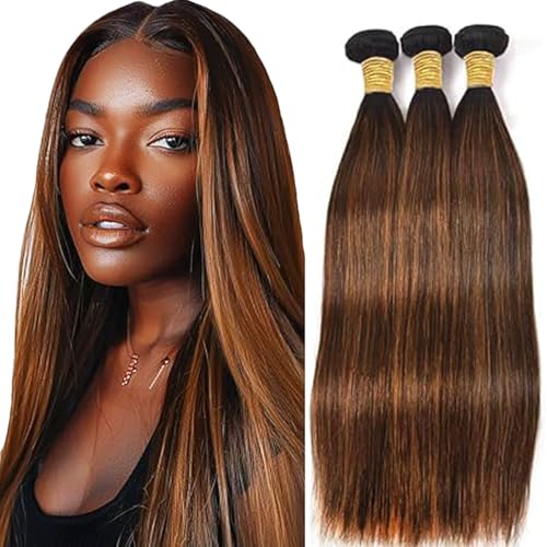 Tuheerst Brown Human Hair Bundles Straight Echthaar Tressen Brasilianische P430 Highlight 3 Bundles Brasilianische Haare 100% Unprocessed Virgin Hair No Smell No Tangle for Woman 30 30 30 Zoll Tuheerst Brown Human Hair Bundles Straight Echthaar Tressen Brasilianische P430 Highlight 3 Bundles Brasilianische Haare 100% Unprocessed Virgin Hair No Smell No Tangle for Woman 30 30 30 Zoll von Tuheerst