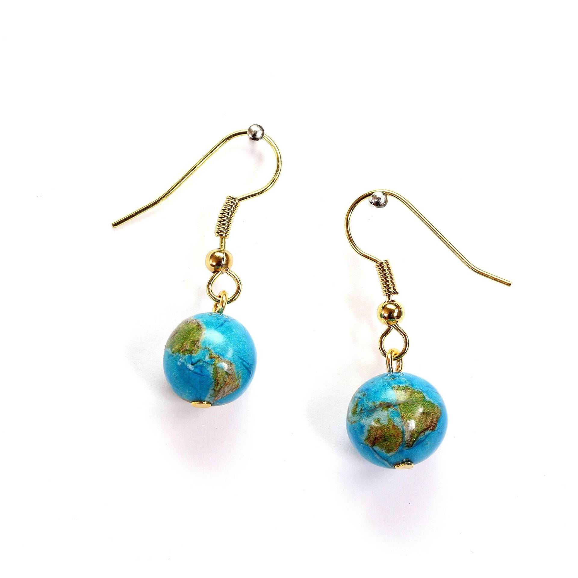 Ohrringe "Weltkugel' Ohrringe "Weltkugel' von TukaduHandmadeGems