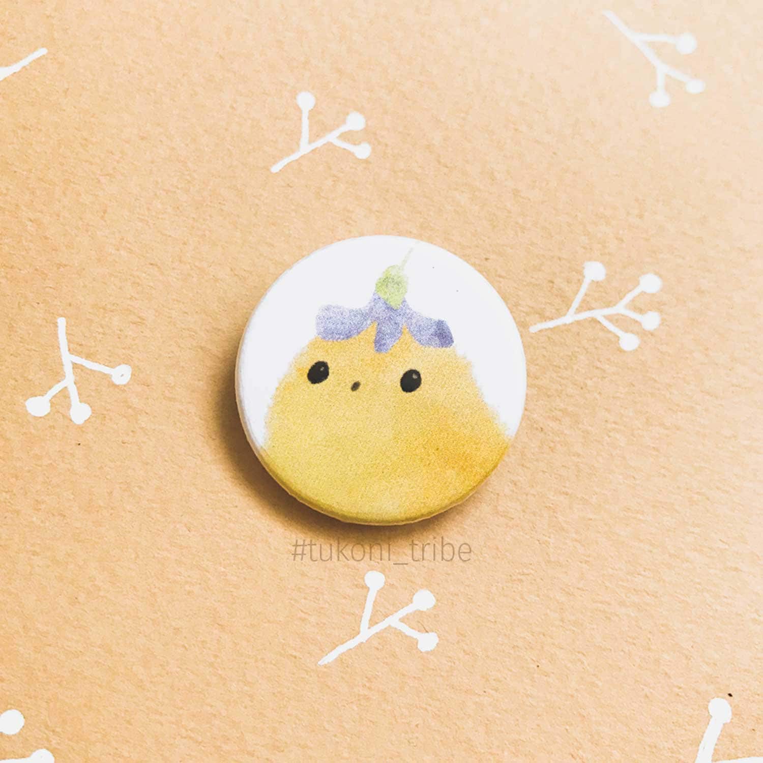 Kleine Hühnerabzeichen Chicken Tukoni Abzeichen Bird Pin Button Badge Animal Button-Abzeichen von TukoniTribe
