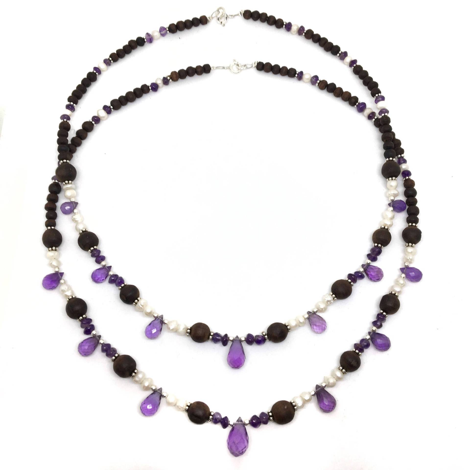 Bhopali Amethyst Teardrops von TulasiMaharani