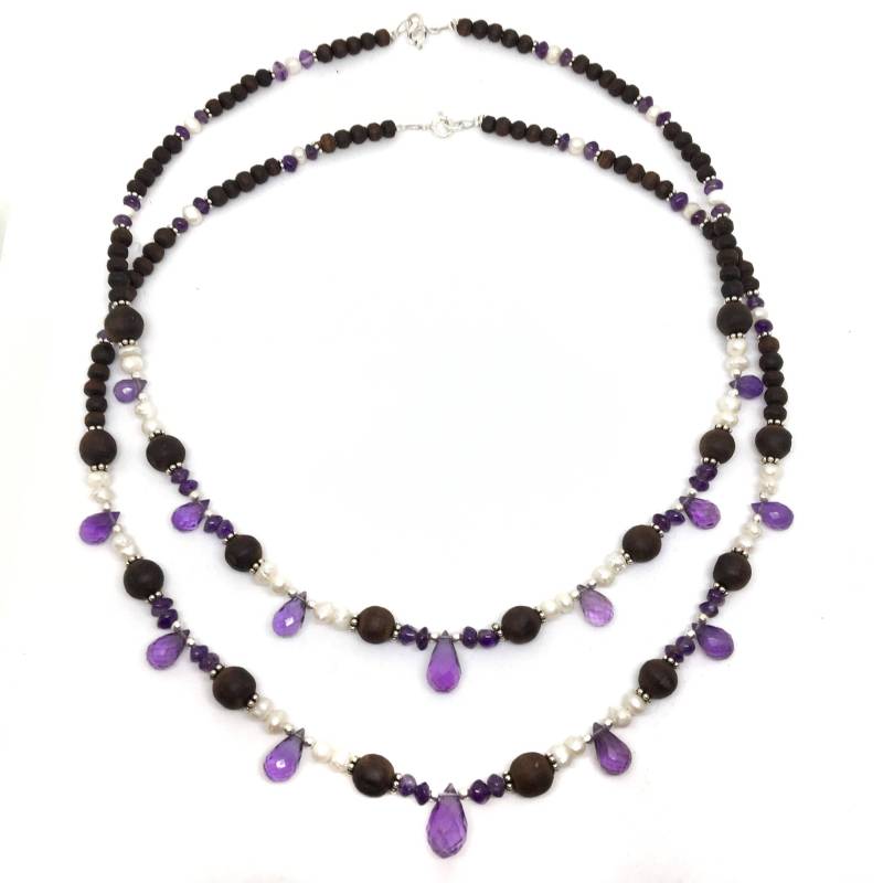 Bhopali Amethyst Teardrops von TulasiMaharani