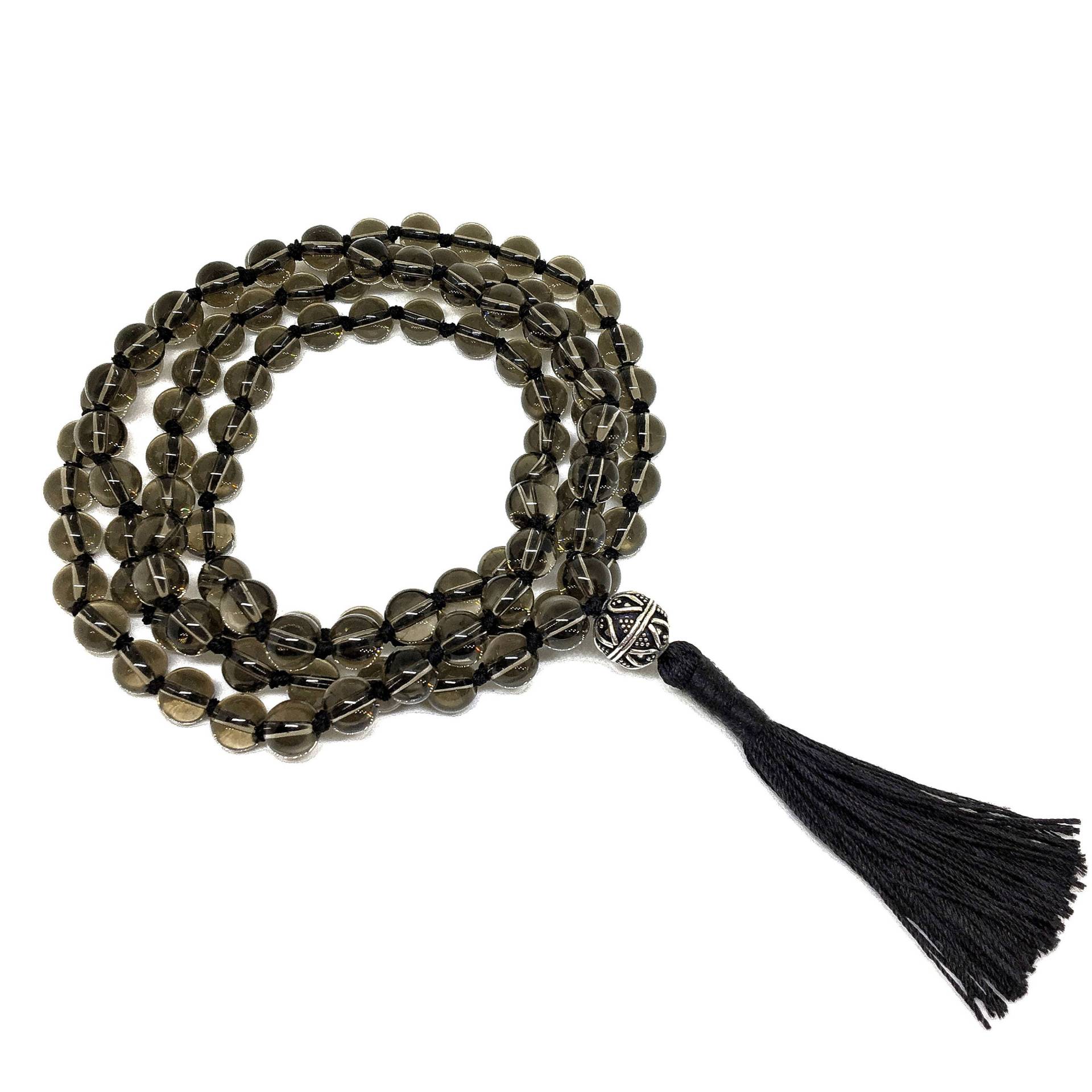 Erdung 108 Rauchquarz Mala von TulasiMaharani