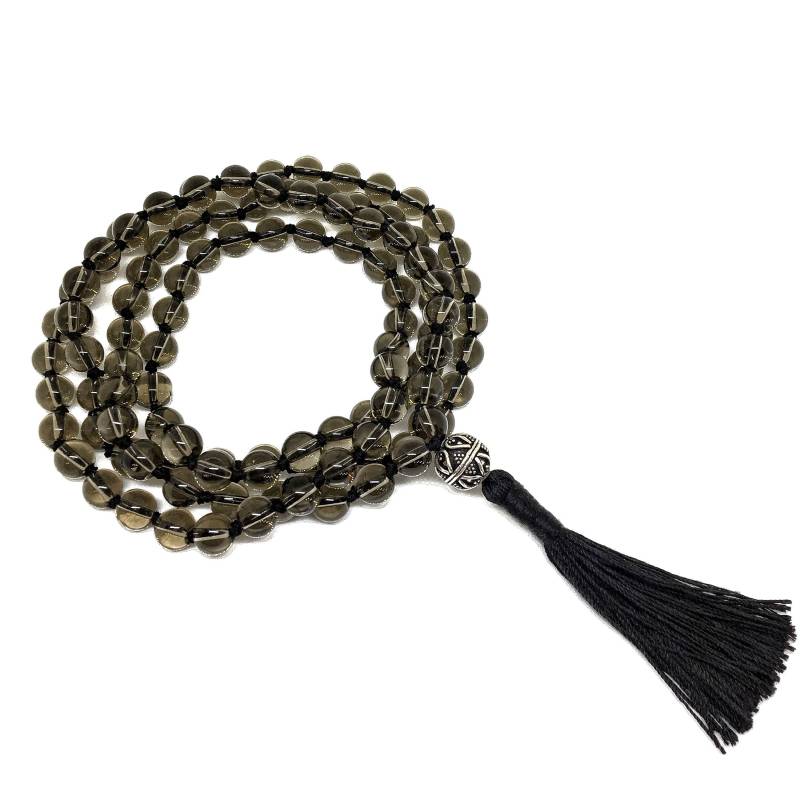 Erdung 108 Rauchquarz Mala von TulasiMaharani