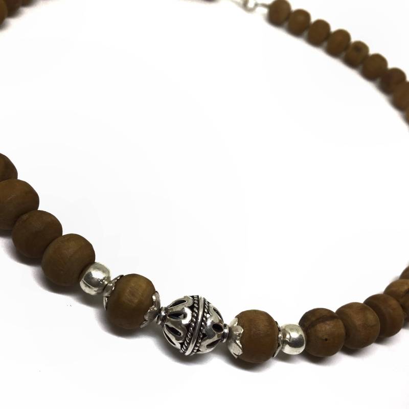 Nand Einfach Und Klobig Mit Tulasi Perlen Sterling Silber von TulasiMaharani