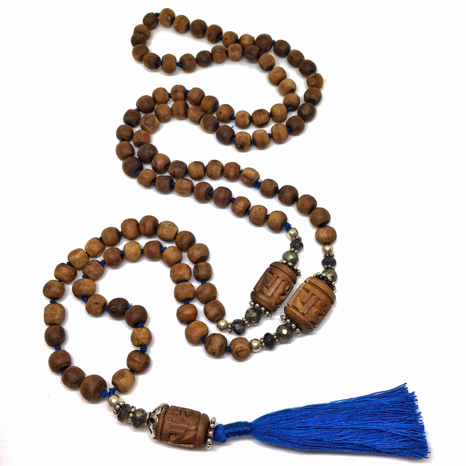 Neel 108 Radhe Tulasi Tulsi Perlen Mala - Perlen, 108, Yoga-Schmuck, Meditation von TulasiMaharani